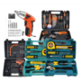 Complete Professional Tool Kit - Multi-Model Set for All Your Repair Needs. General Housework / Vehicle Repair Maintenance Metal Carpentry Tools Box Bicycle Accessories