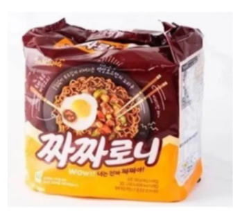 Samyang Chacharoni Black Bean Jjajang Stir Olive Ramen 5 Pack (140gx5)