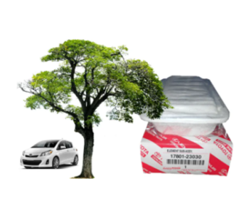 Original Air Filter For Vitz KSP90 Passo KGC10 KGC30 Belta KSP92 17801-23030 A196