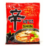 Original Korean Shin Ramen Spicy Instant 1Pcs Noodle - Chunky Vegetables, Premium Microwaveable Soup Mix, Savory & Rich