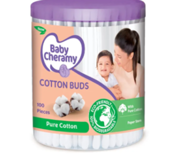 Baby Cheramy Bamboo Cotton Buds 100 pieces
