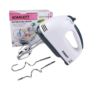 Scarlet Electric 7 Speed Hand Mixer with 4 Pieces Stainless Blender, Bitter for Cake/Cream Mix, Food Blender, Beater for Kitchen Beater for Cake, white