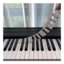 Piano Notes Guide for Beginner, Removable Piano Keyboard Note Labels for Learning, 88-Key Full Size, No Need Stickers, Reusable