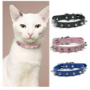 Pet Products Cat Dog Collar Cool Adjustable Pet Spiked Studded Collars Colorful Exquisite Pet Necklace Photograph