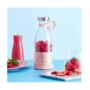 Portable Electric USB juice Maker | Blender Grinder Mixer with 4 stainless steel Blades, USB Rechargeable Bottle for Juice, Grinder for Home (Bottle juicer) (Glass)