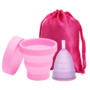 Medical Grade Silicone Menstrual Cup Sterilizer Feminine Hygiene Menstrual Cup Sterilizing Menstrual Period Cup for Women Lady