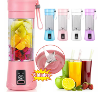 Portable Blender, Mini Personal Blender Bottle for shakes and smoothies with USB Rechargeable on the Go Mixer Electric Blender Cup for Fruit Juice Protein
