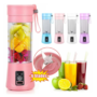 Portable Blender, Mini Personal Blender Bottle for shakes and smoothies with USB Rechargeable on the Go Mixer Electric Blender Cup for Fruit Juice Protein