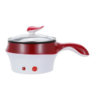 Portable Electric Hot Pot Cookware Pasta Pot Non-stick Casserole Pot with Steam Rack for Eggs/Soup
