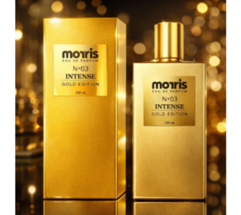Morris N°03 Intense Gold Edition Eau De Parfum 100ml | Long Lasting Luxury Perfume For Men & Women