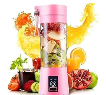 Portable Blender for Shakes and Smoothies, 380 ML -USB Rechargeable Mini Juicer Mixer, Personal Electric Blender Bottle for Juice, Smoothies & Protein Shakes – Multi Colour