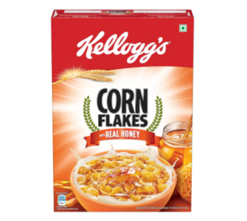Kellogg’s Cornflakes Real Honey 300g | High in Iron, Vitamin B1, B2, B3, B6 & C | Naturally Cholesterol Free | Corn Flakes, Breakfast Cereal FROM INDIA SAB