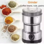 Small Electric Grain Grinder and Food Blender , Versatile Dry Grinding Mixer for Medicinal Herbs and Kitchen Use