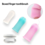 Pet Finger Toothbrush Cleaning Products for Cats and DogsOral Cleaning ToothbrushesSilicone Bristles