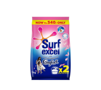 Surf Excel Laundry Detergent Powder, Comfort – 1.00 kg