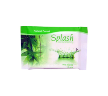 Splash Moist Towel Natural Forest – 10.00 pcs